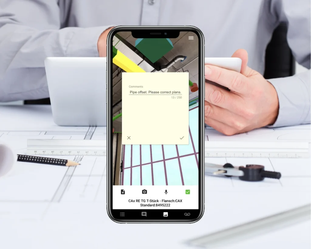 architect using BIM software GAMMA AR