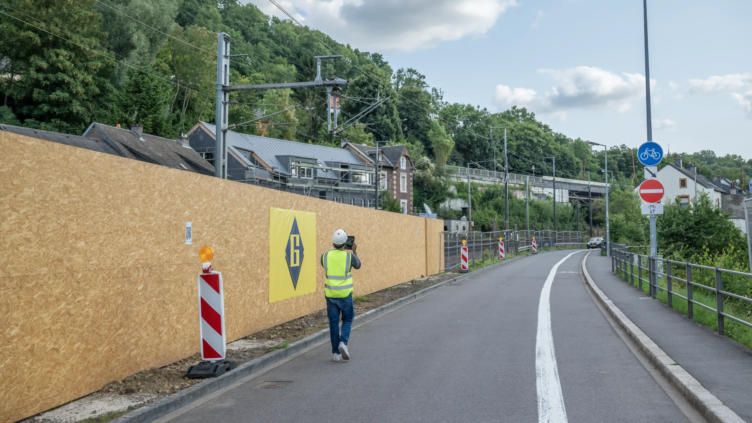 Infrastructure construction project with GNSS and GAMMA AR