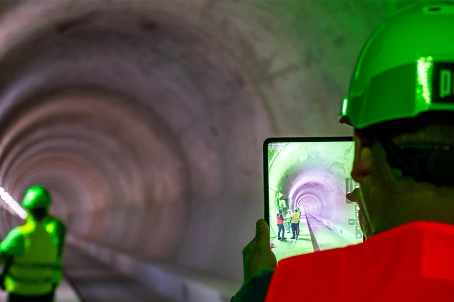 PORR PDE using GNSS GAMMA AR on Semmering Tunnel project in Austria