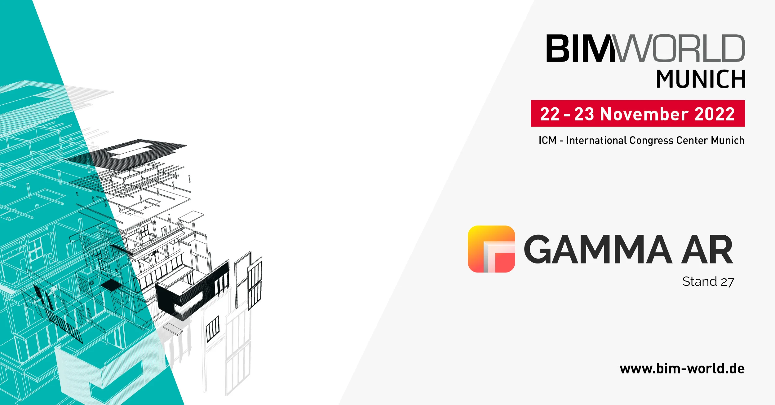 BIM_World_MUNICH_GAMMA_AR_Banner BIM World MUNICH GAMMA AR banner