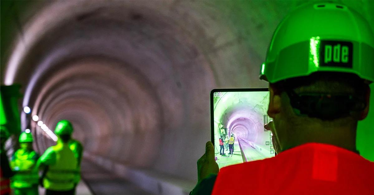 PORR PDE using GNSS GAMMA AR on Semmering Tunnel project in Austria